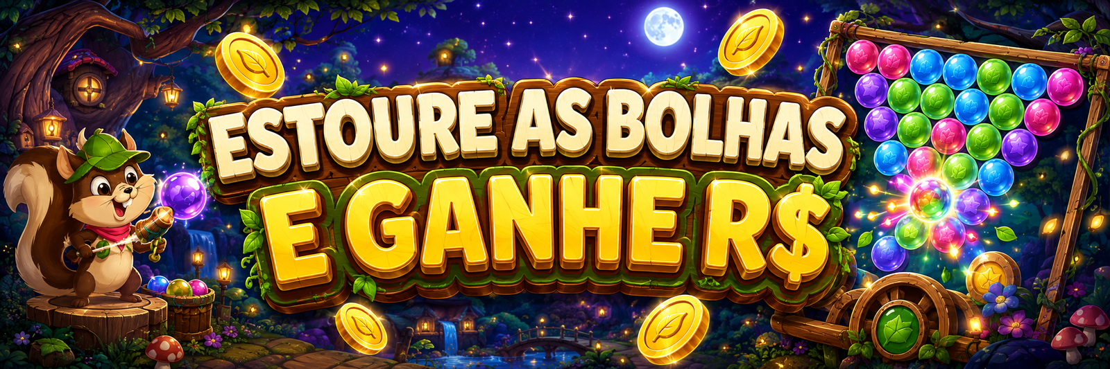 Estoure as bolhas e ganhe